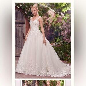 Rebecca Ingram Jamie white wedding dress